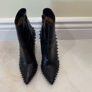 Black Studded Ankle Boots